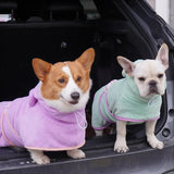 Pet Bathrobe Dog Bath Towel Super Absorbent Shower Cleaning Towel Dog Microfiber Drying Bath Towel Dogs Fast Dry Towel Pet Products 4