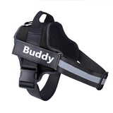 Personalized Dog Harness NO PULL Reflective Breathable Adjustable Pet Harness Vest For Small Large Dog Custom Patch Pet Supplies 3