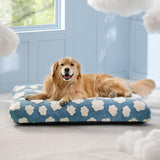 Dog Beds Large Sized Dog Thick Shredded Chopped Foam Pet Bed Dog Bed Indoor With Removable Cover Cute Modern Fuzzy Plush  Anti Slip Bottom 2