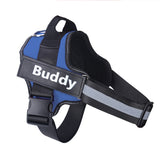 Personalized Dog Harness NO PULL Reflective Breathable Adjustable Pet Harness Vest For Small Large Dog Custom Patch Pet Supplies 5