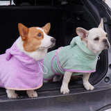 Pet Bathrobe Dog Bath Towel Super Absorbent Shower Cleaning Towel Dog Microfiber Drying Bath Towel Dogs Fast Dry Towel Pet Products 2