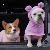 Pet Bathrobe Dog Bath Towel Super Absorbent Shower Cleaning Towel Dog Microfiber Drying Bath Towel Dogs Fast Dry Towel Pet Products 3