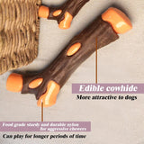 Dog Bones Chew Toys For Aggressive Chewers Real Beef Flavor Indestructible Dog Teething Chew Toys For Large Medium Small Puppies Breed Tough Pet Toy 5